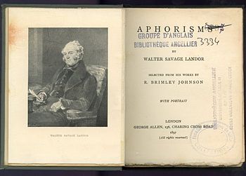 Walter Savage Landor Quotes